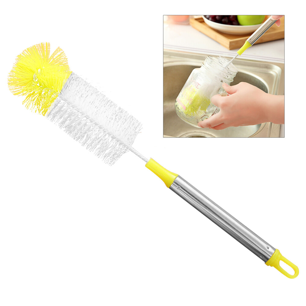 Bottle Scrub Brush Brushes for Cup with Long Handle Feeding