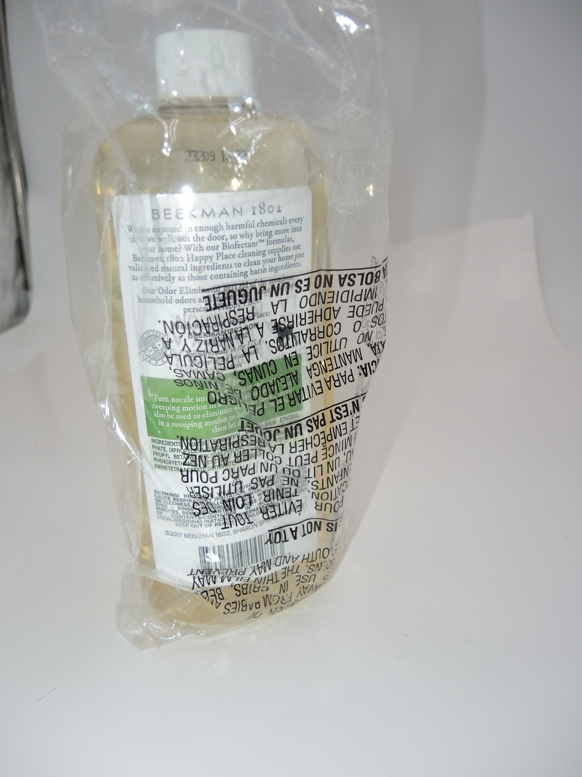 Beekman 1802 Happy Place Odor Eliminator, Sweet Grass Scent, 20 fl Oz-NOS