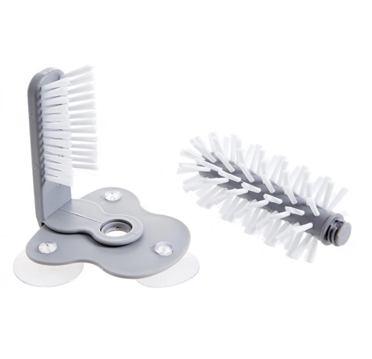 Water Bottle Cleaning Brush Glass Cup Washer with Suction Base Bristle Brush for