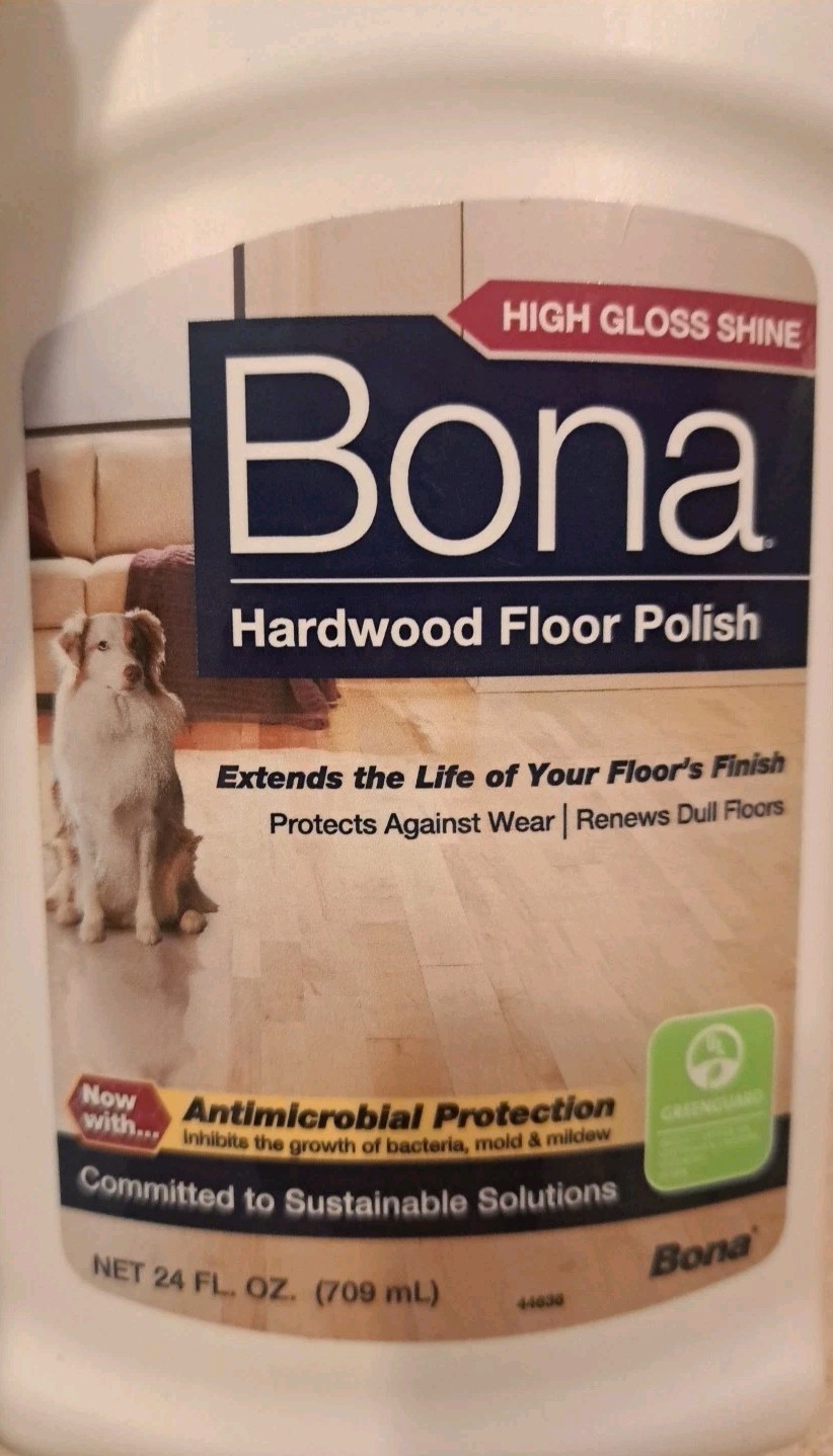 Bona Hardwood Floor Polish Quick & Easy Polishing HIGH GLOSS 24 fl oz bottle