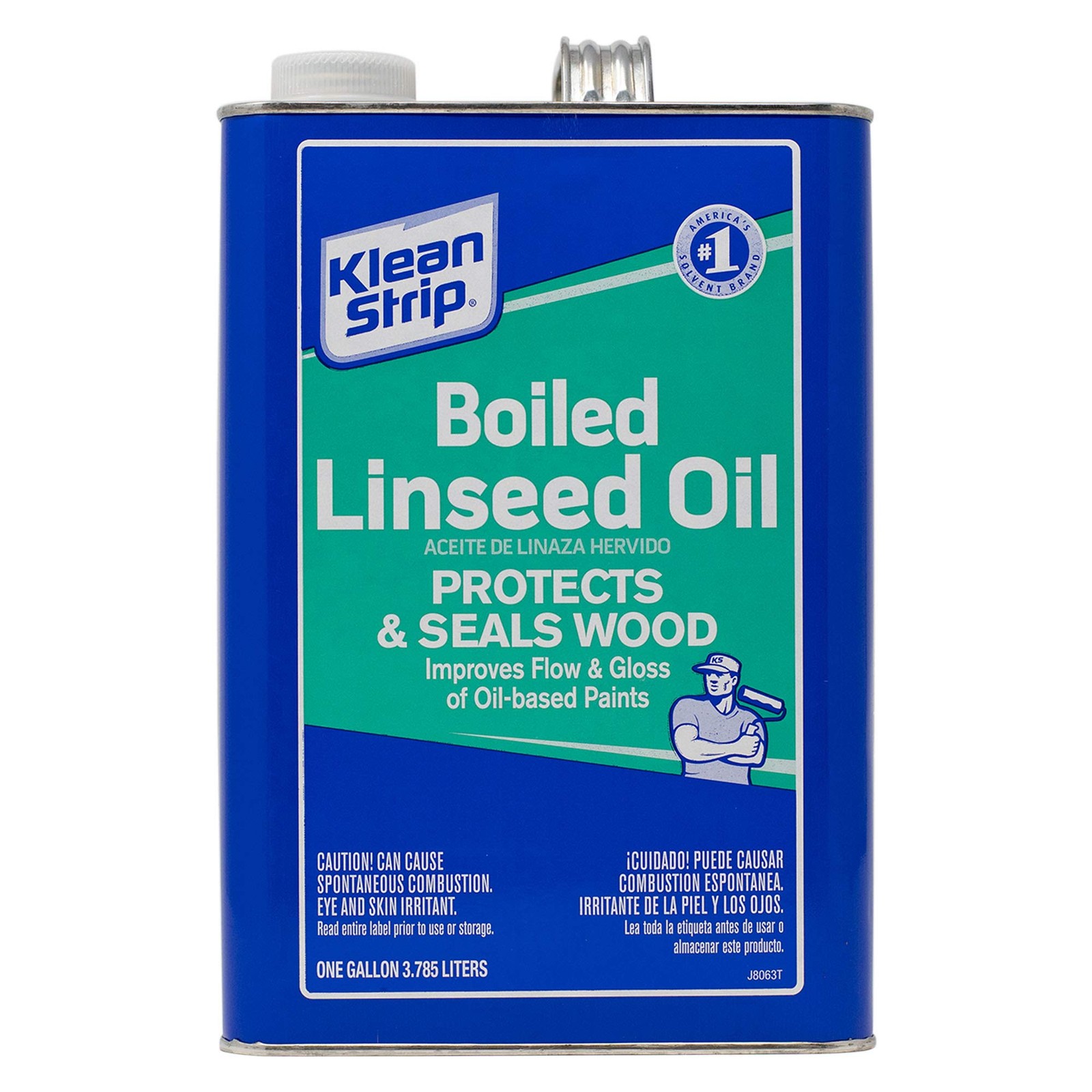 Boiled Linseed Oil Wood Sealer Natural Finish 1 Gallon