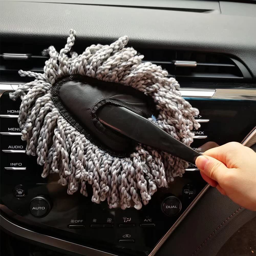 3Set Multipurpose Car Duster Microfiber Brush w/ Extendable Handle for Detailing
