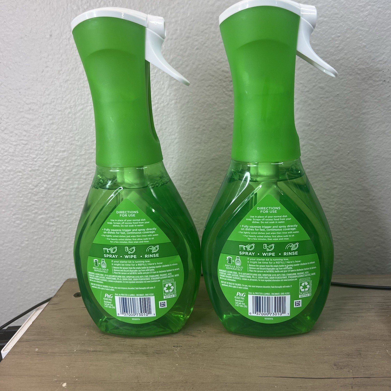 Gain Dish Spray Ultra Clean Power Blast Aroma Boost, Original Scent 16 Oz ea 2 X