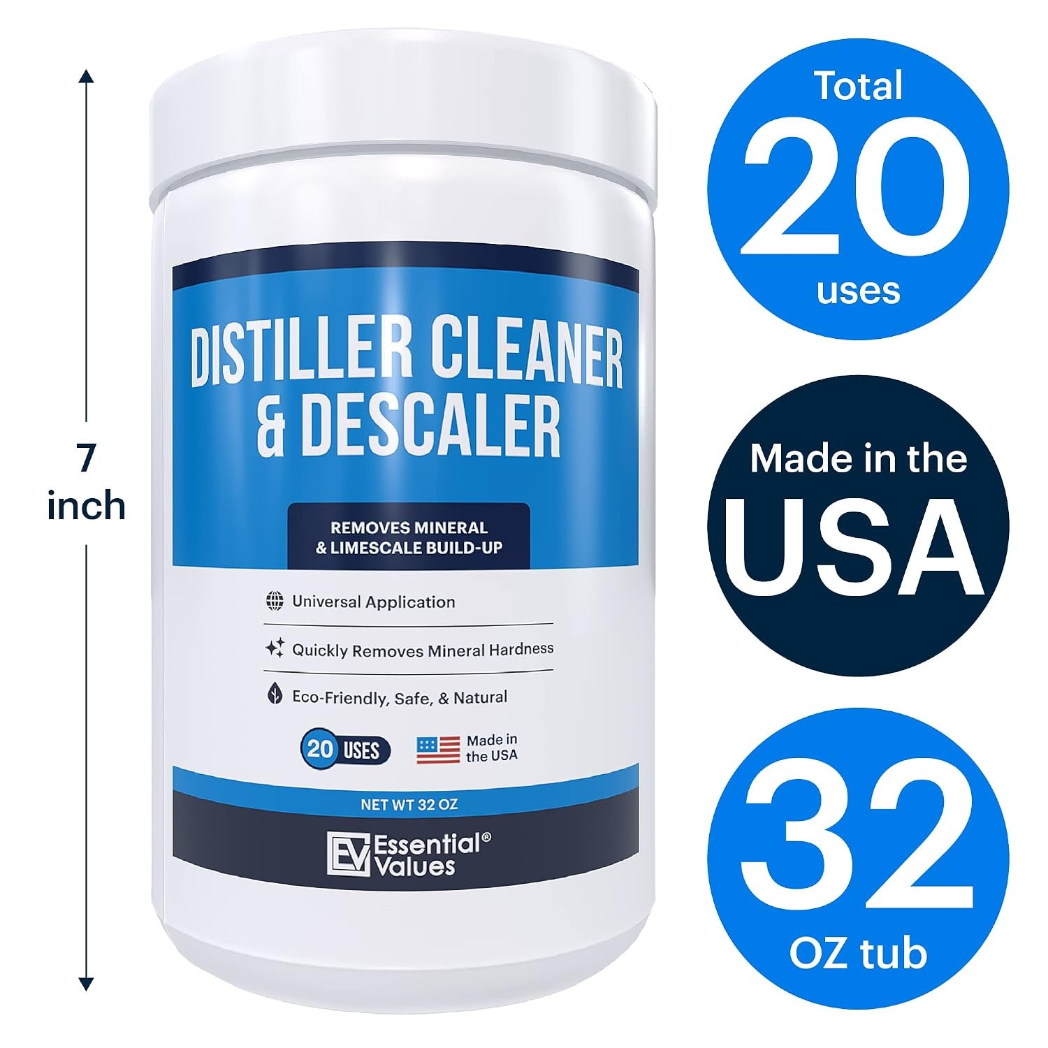 Distiller Cleaner Descaler – 2 LBS Water Distiller Descaling Solution