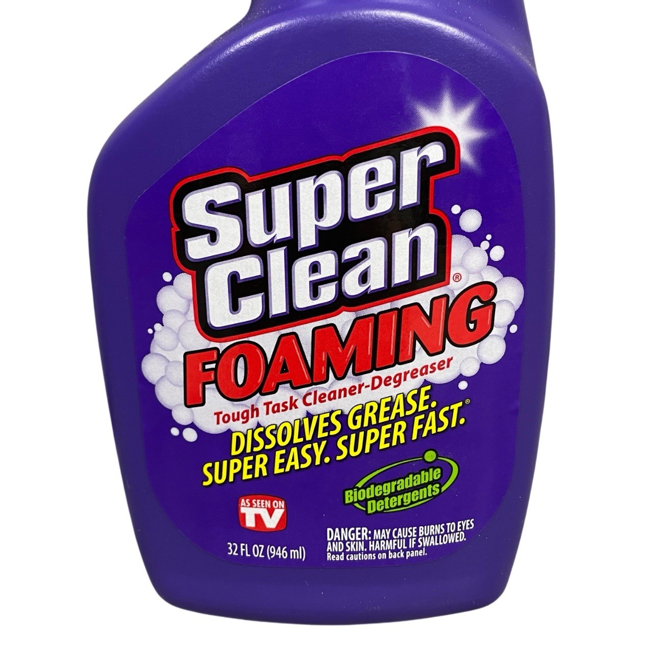 SuperClean Foaming Degreaser Case of 6 – 32oz Spray Bottles Industrial Strength