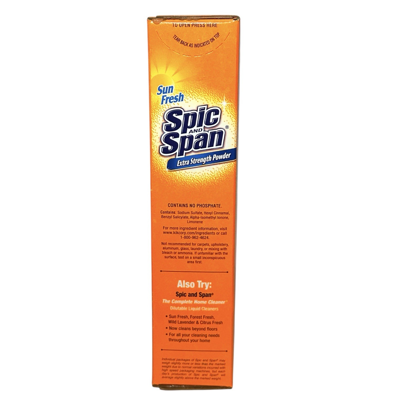 Spic and Span Extra Strength Powder Sun Fresh 1 lb 11 oz NEW