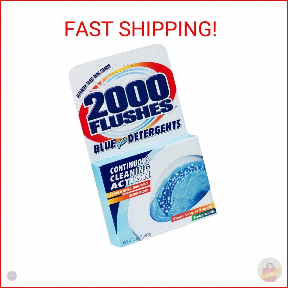2000 FLUSHES – 201020 2000 Flushes Blue Plus Detergents Automatic Toilet Bowl Cl