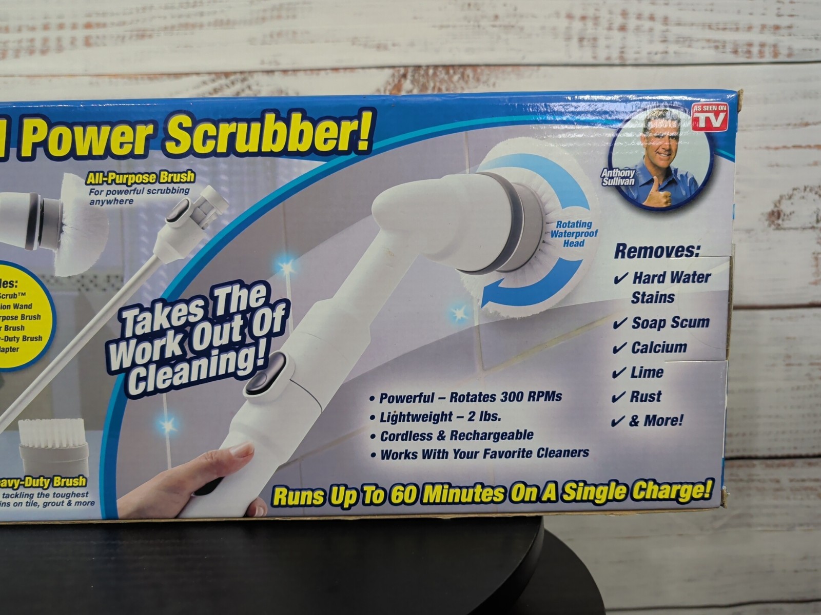Turbo Scrub 360 Cordless Scrubber for Floor and Tile – Perfect Gift