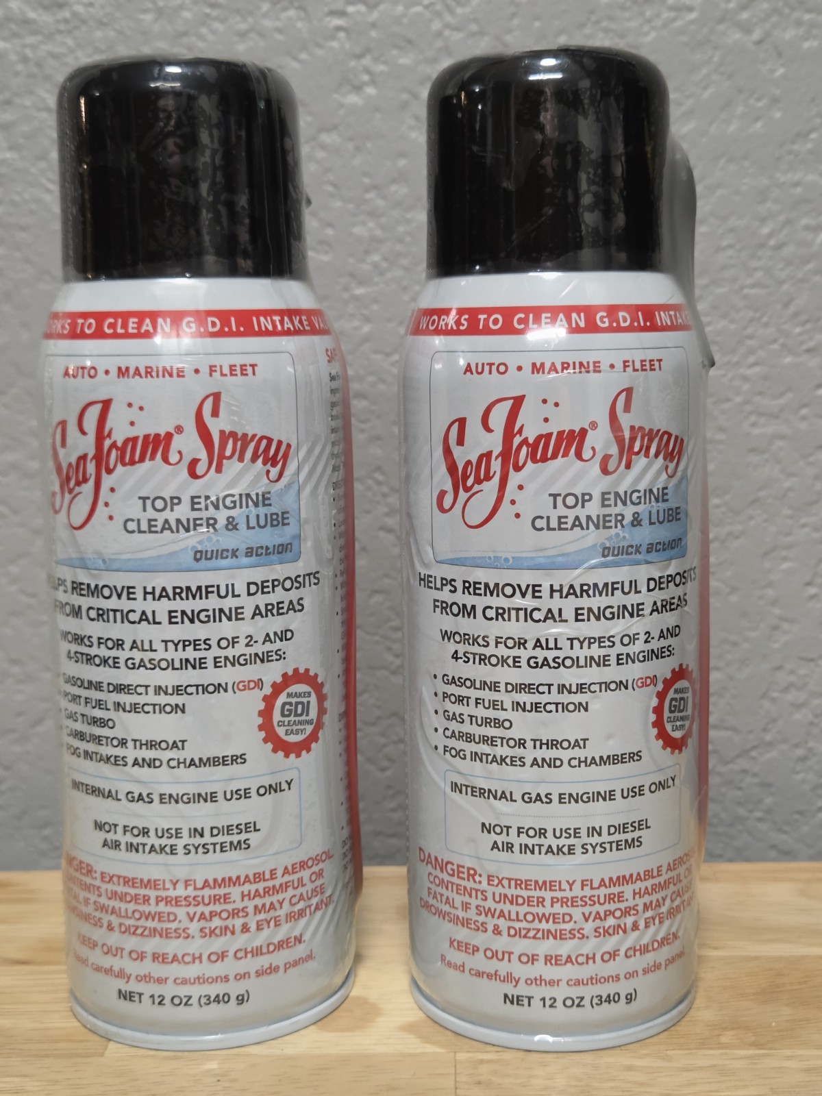 2 Pk. Sea Foam SS12 Cleaner and Lube Spray, 12 oz