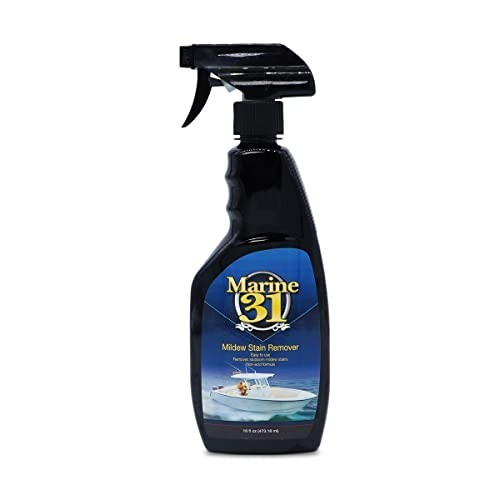 Marine 31 Mildew Stain Remover Cleaner for Boats Home Patio Bathroom 16oz