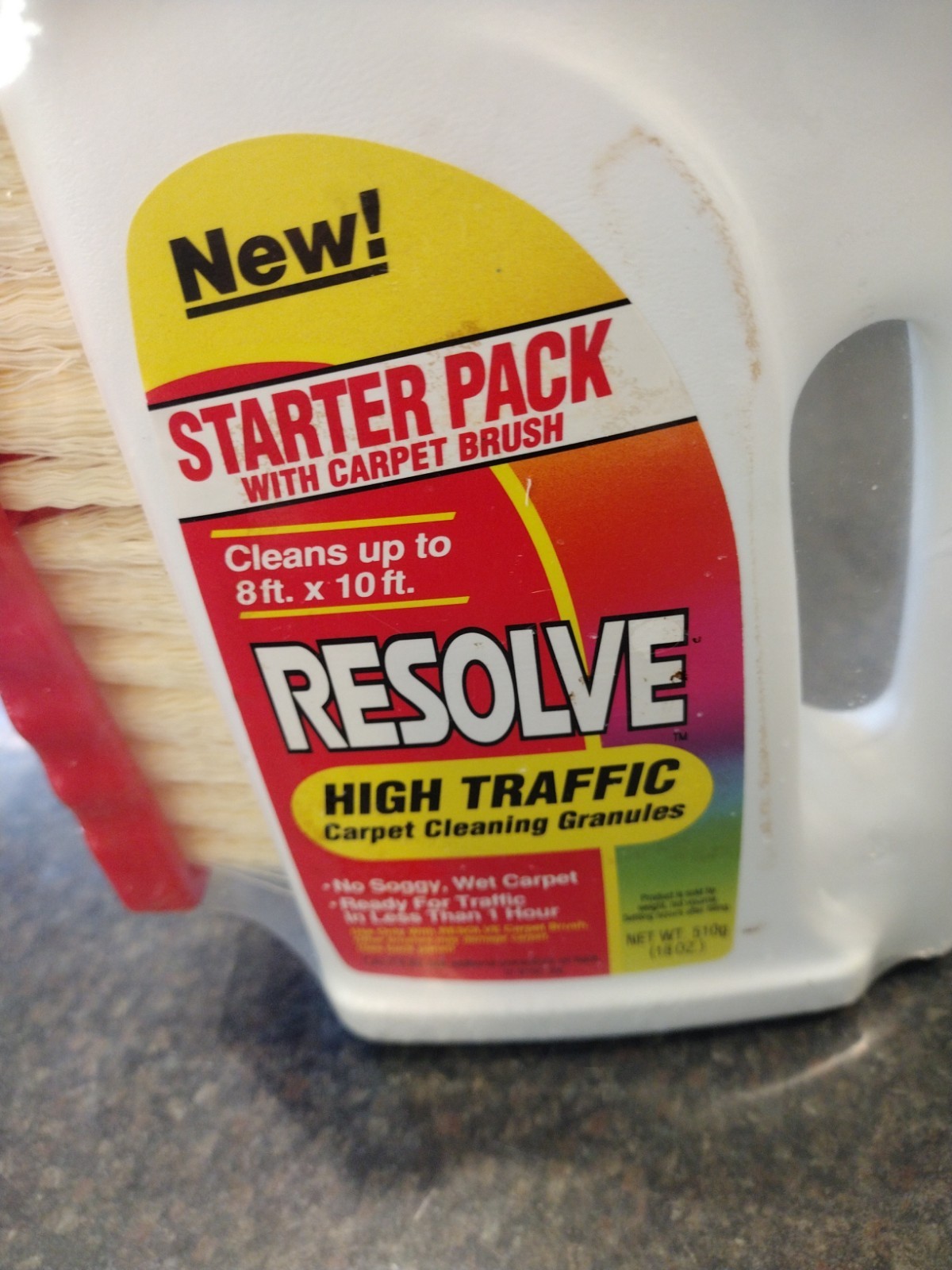 RESOLVE High Traffic Carpet Cleaning Granules Starter Pack Discontinued Vintage