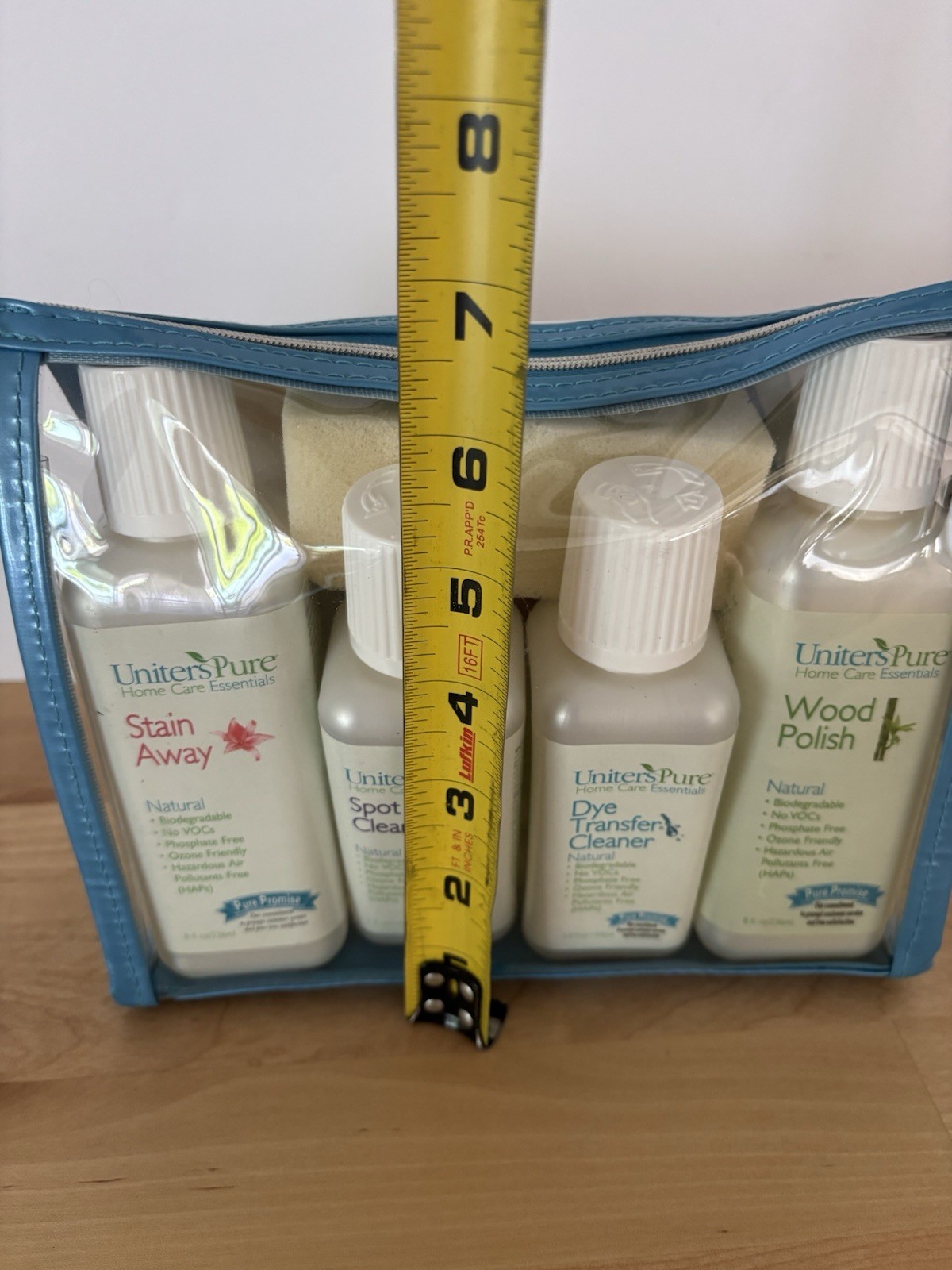 UNITERS PURE Home Care Essentials Natural Cleaner Kit Furniture Wood Leather NEW