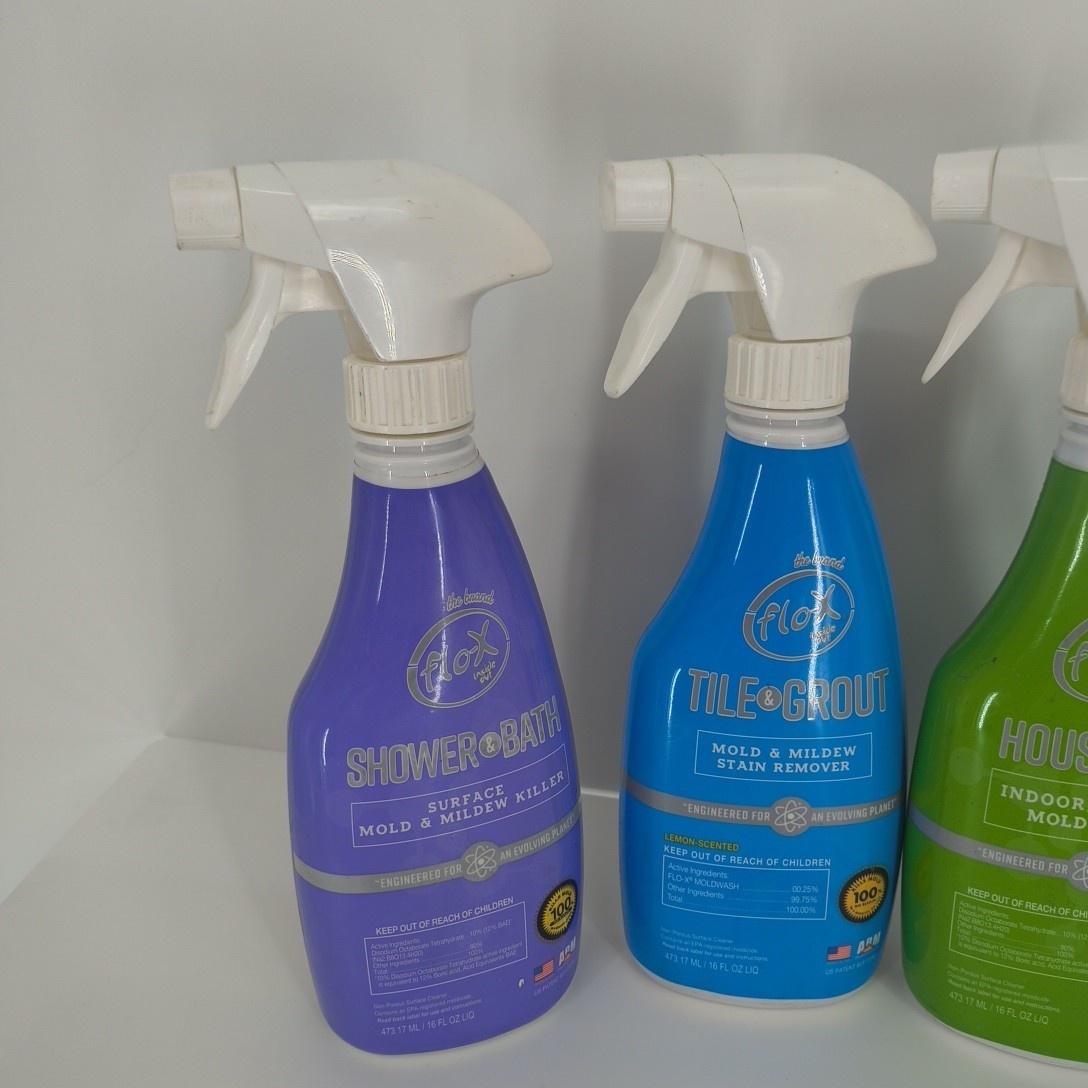 Flo-x 4 Pack Spray Shower Bath Tile Grout Household HVAC 16oz Each