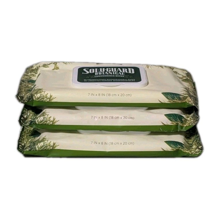 3 Melaleuca Sol-U-Guard Botanical Convenience Surface Cleaning 30 Wipes Ecosense