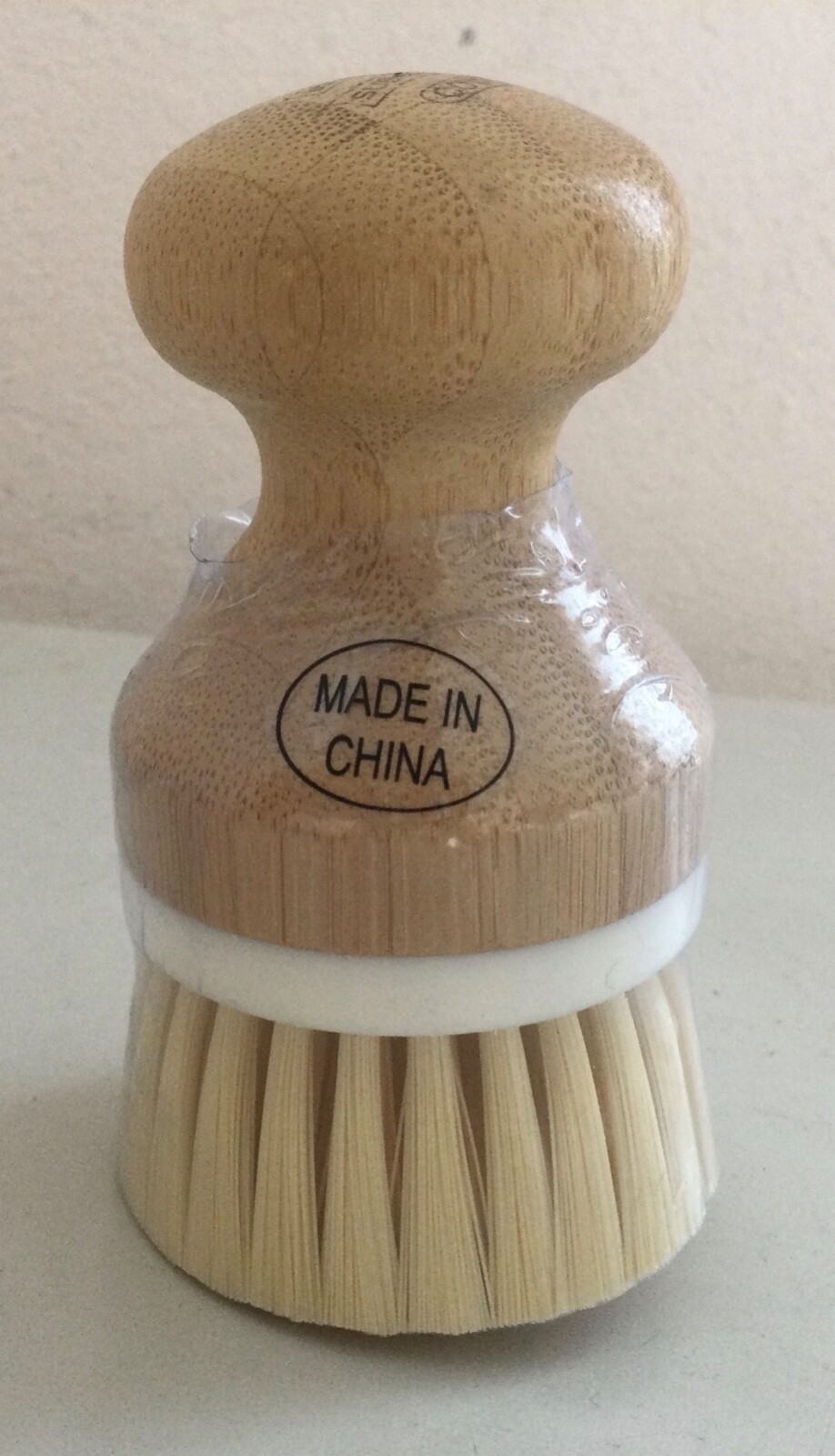 NWOT WOLF/SUBZERO/COVE Bamboo PALM DISH Scrub BRUSH Scrubber Eco Friendly