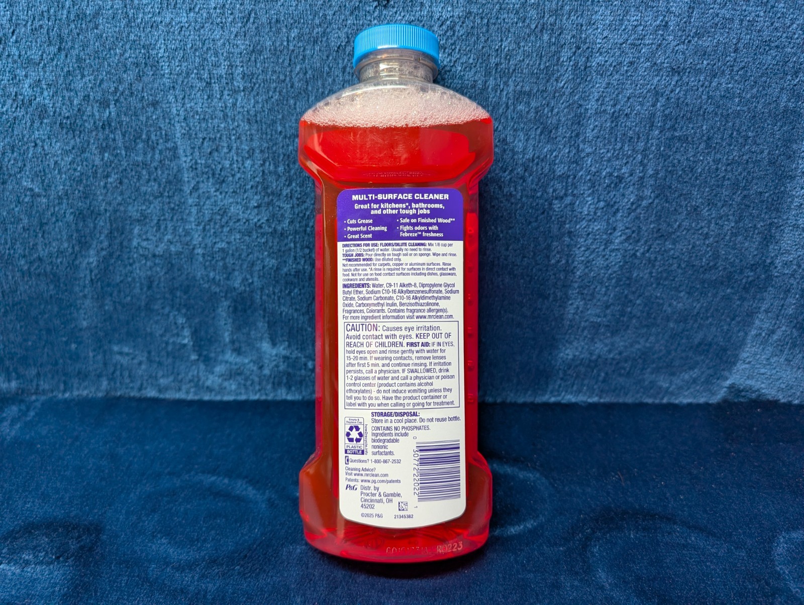 2 – 23oz Mr. Clean Multi Surface Cleaner Febreze Watermelon Household Scent
