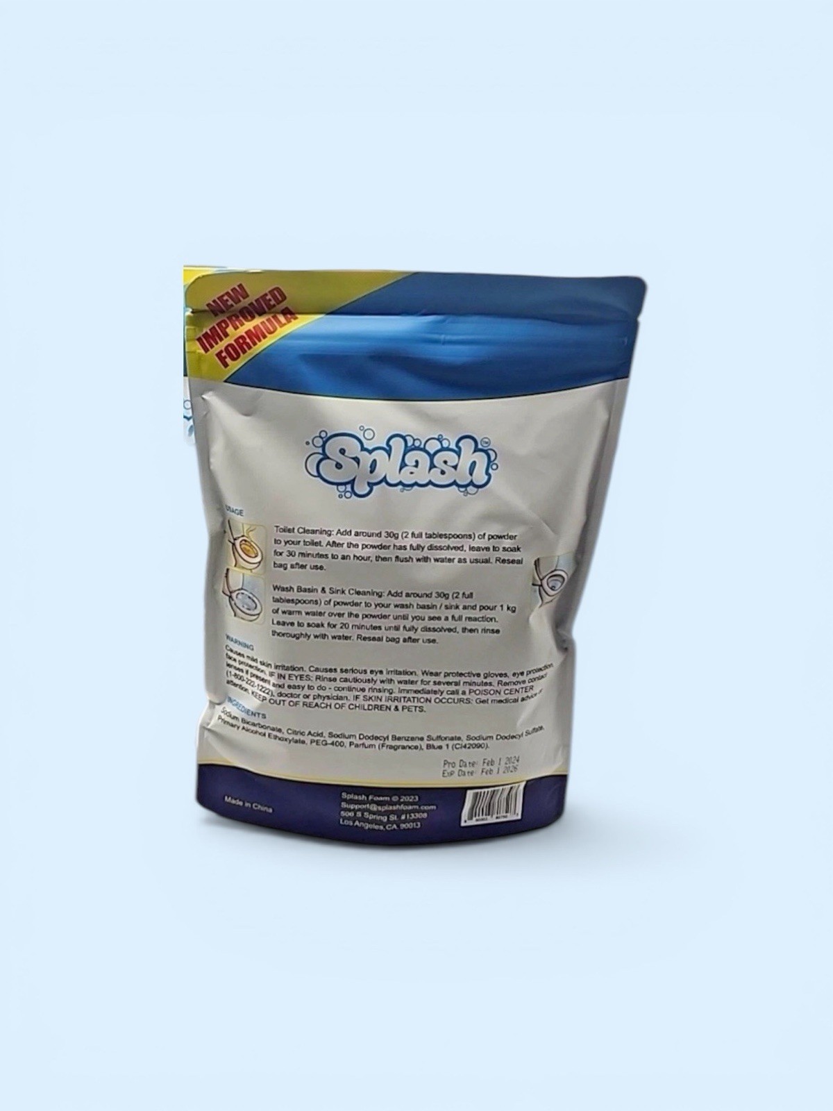 Splash Foaming Advanced Cleaner Each 350g / 12.35 Oz Exp 2/2027 Sealed
