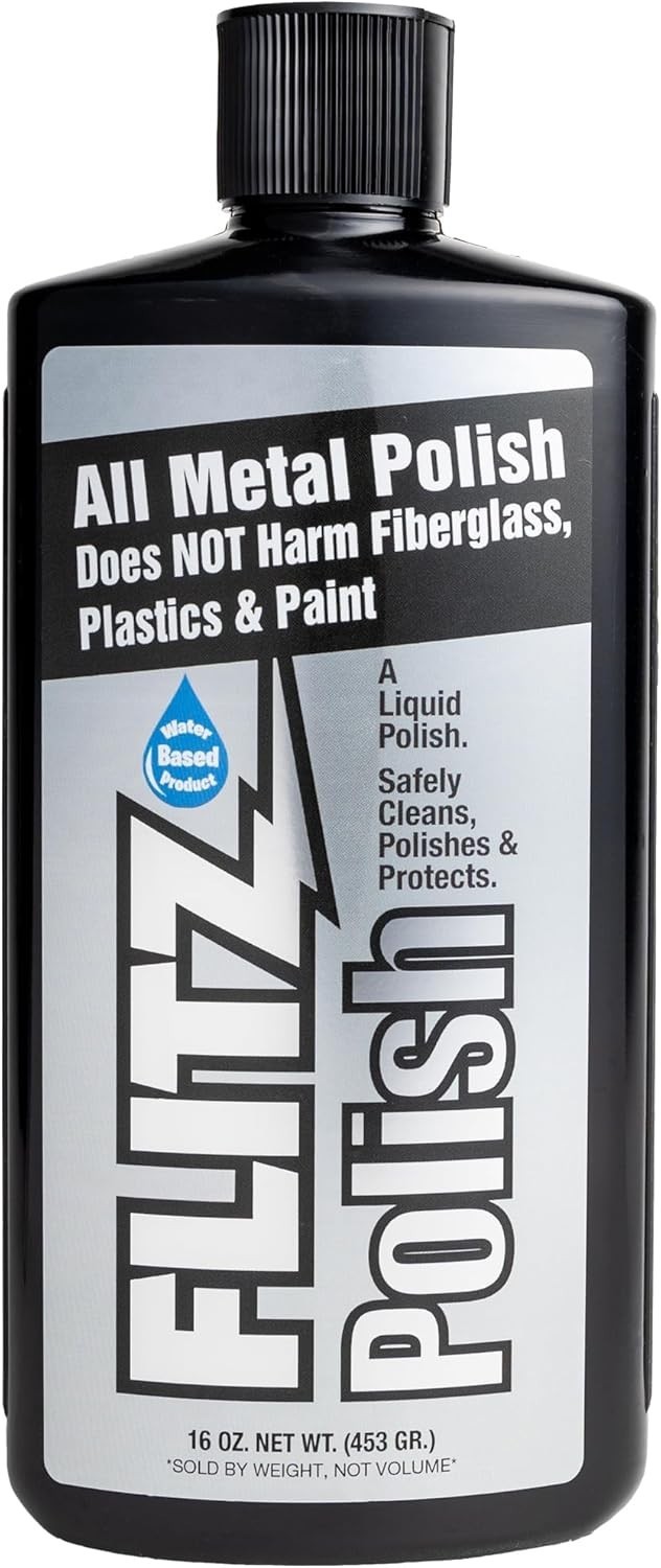 Multi Purpose Metal Polish Liquid – 16oz Bottle of -Made Tarnish Remover – Fo…