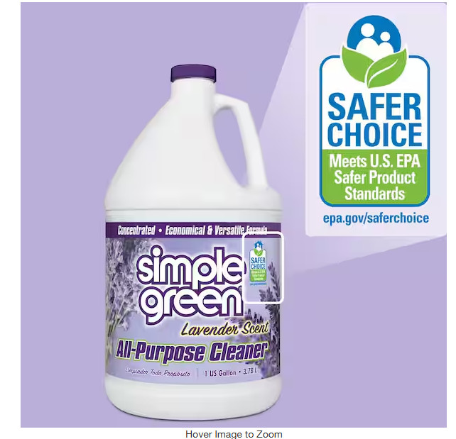 Simple Green Lavender Scent All-Purpose Cleaner 1 Gal. Liquid Professional Stren