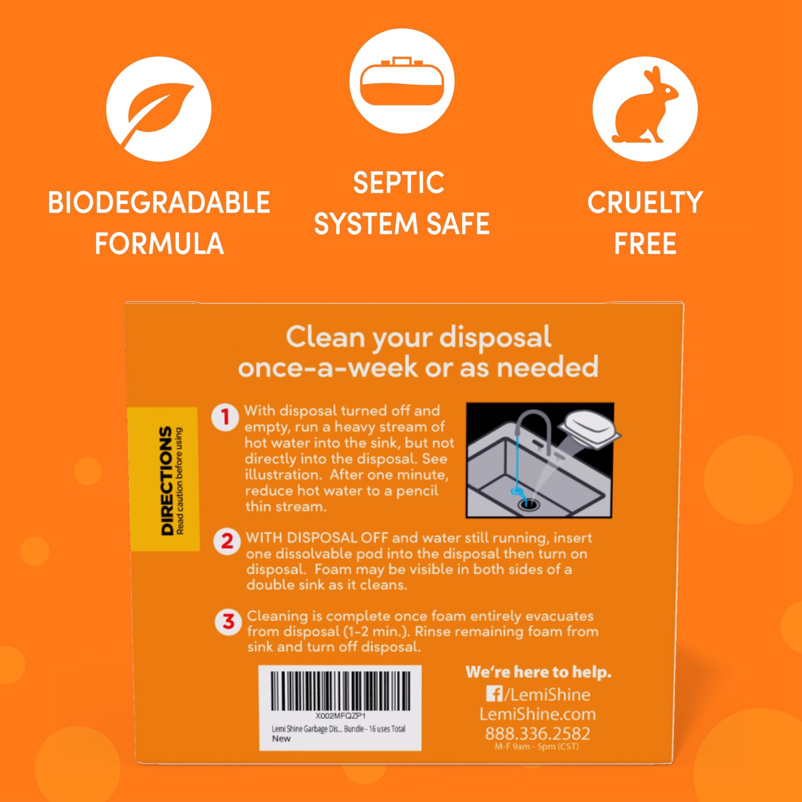 Foaming Garbage Disposal Cleaner and Deodorizer Citric Acid Cleaning Powder …