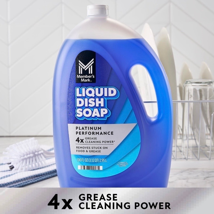 Member’s Mark Platinum Performance Liquid Dish Soap Fresh Clean 100 fl oz