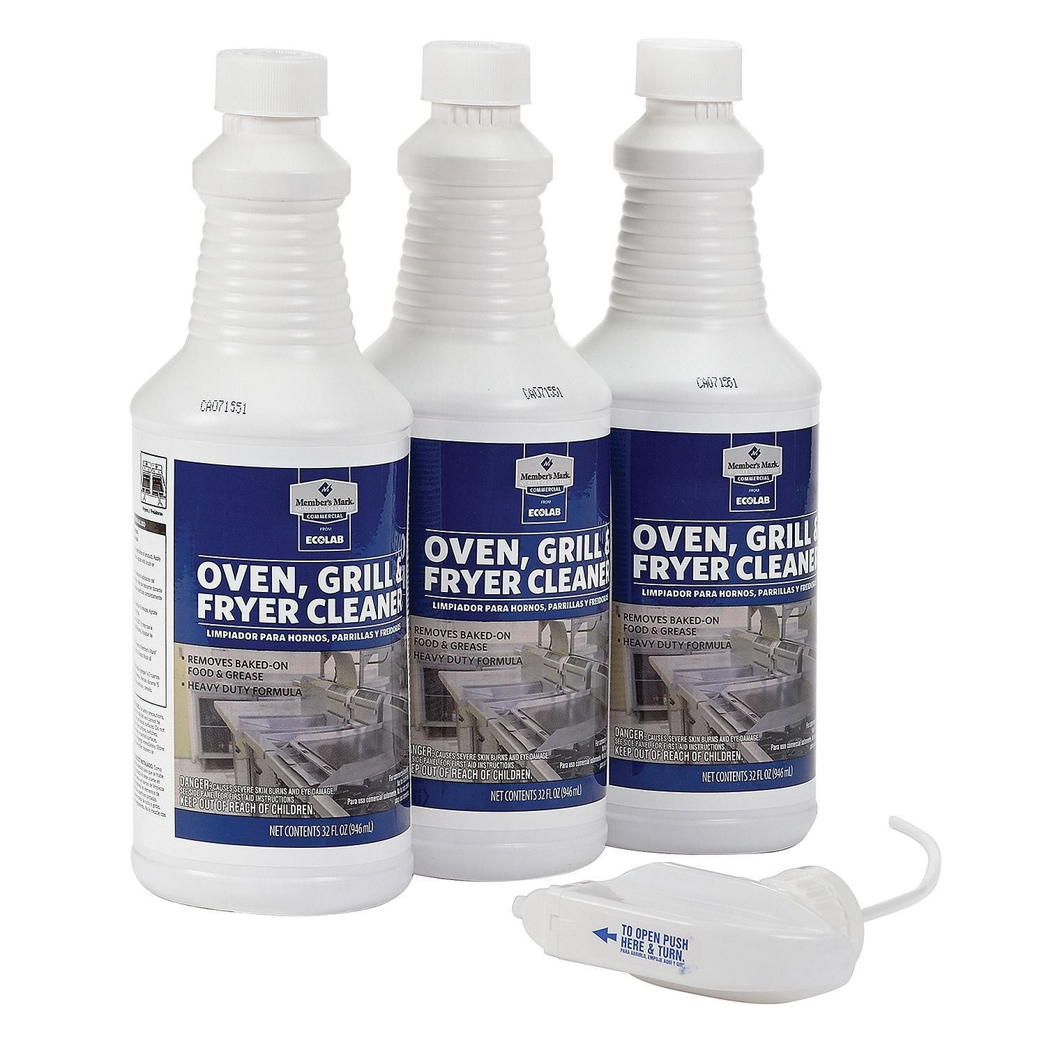 Member’s Mark Commercial Oven, Grill and Fryer Cleaner (32 oz., 3 pk.)