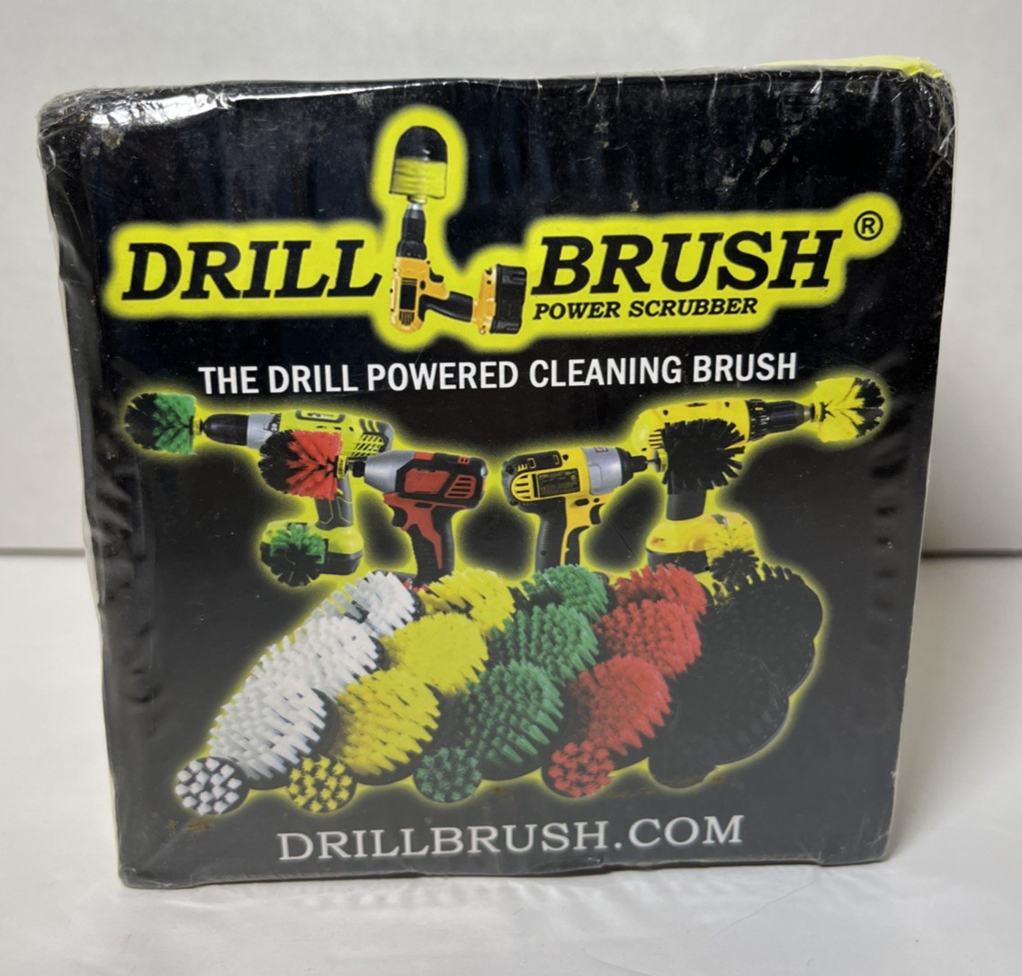 Drillbrush 4 in. W Medium Bristle Metal Handle Drill Brush Set