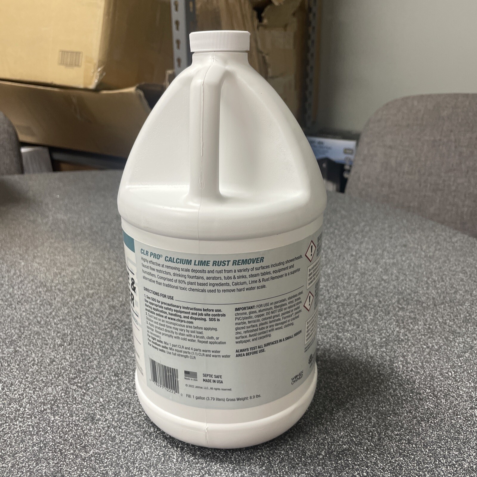 1GAL Jelmar CLR PRO Calcium, Lime & Rust PRO Remover NEW SEALED