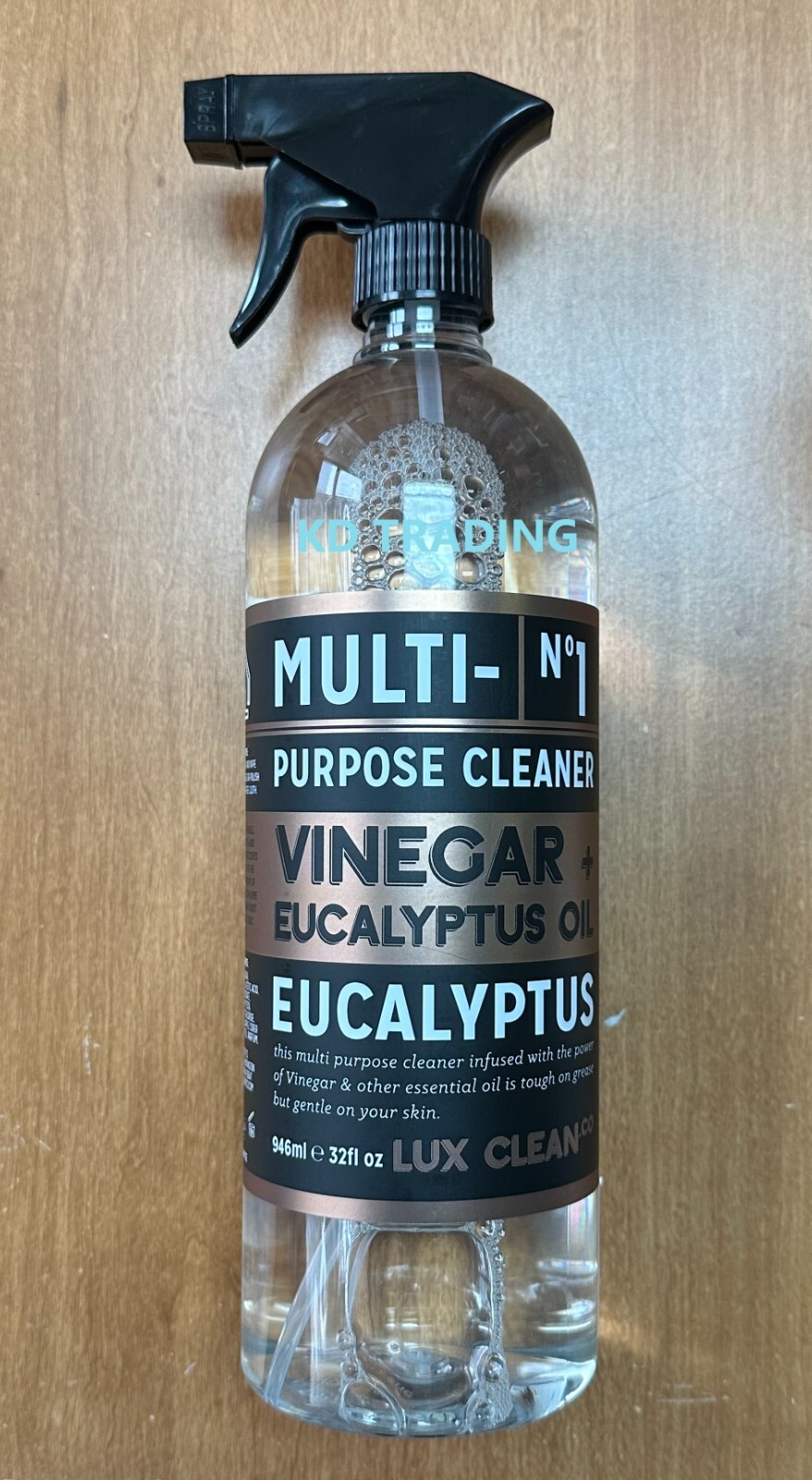 LUX CLEAN ~VINEGAR + EUCALYPTUS OIL Kitchen Refresh MULTI PURPOSE CLEANER 946ML