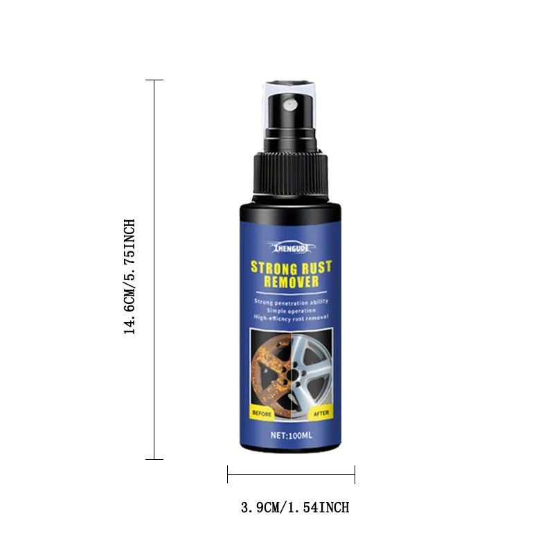 GM Metal Rust Remover & Protective Spray Rust Converter for Car Part, Tires,Rims