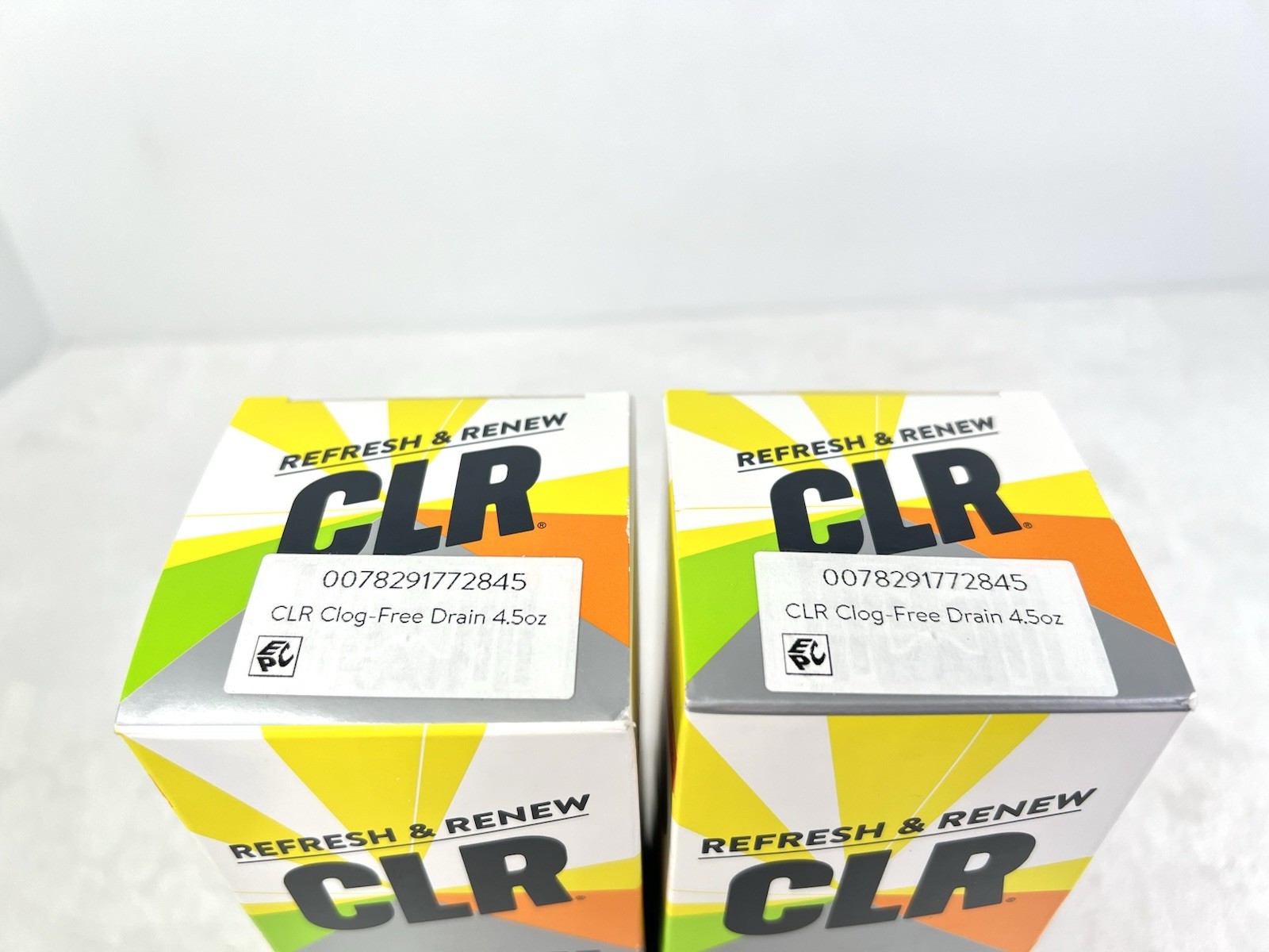 Lot 2 CLR Brand Clog-Free Drain Opener, Chemical-Free Pressurized Air Canister