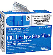 CRL BX15 150 Lint-Free Glass Wipes