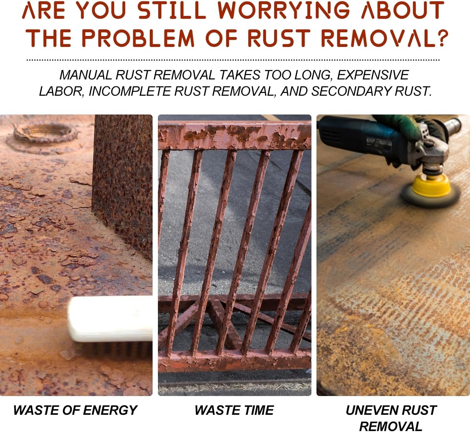 Multi-Functional Rust Renovator for Metal – 300g Waterproof Protective Paint