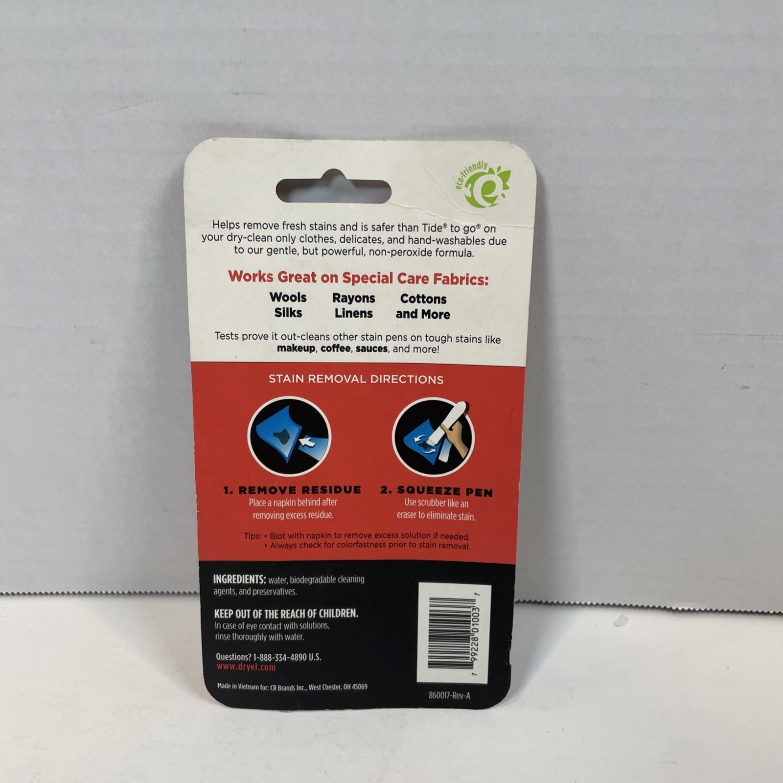 Dryel On The Go Instant Stain Remover 0.7 fl oz SoftTouch Tip/Haut