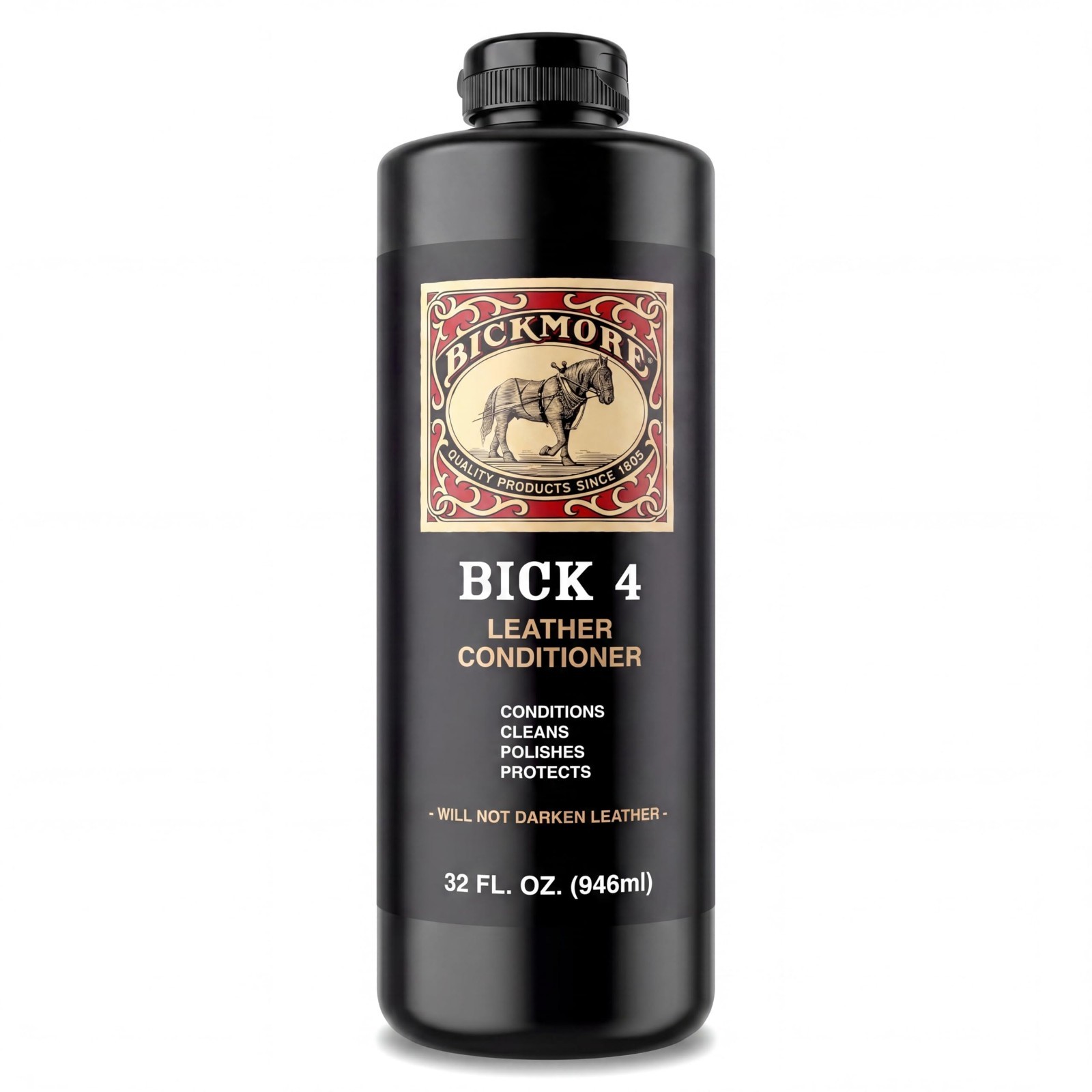 Leather Conditioner & Cleaner 32oz – Restore, Polish & Protect Smooth Leather