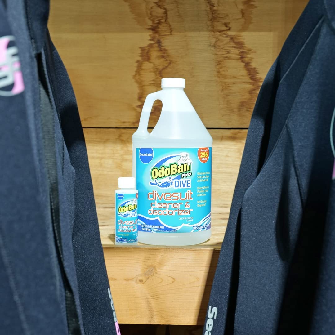 Odoban No Rinse Wetsuit Cleaner Concentrate 128Oz Dive Gear Fresh Scent