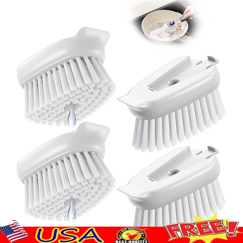 OXO Dish Brush Replacement Head Nylon Bristles Safe Non-Scratch Kitchen Cleaner