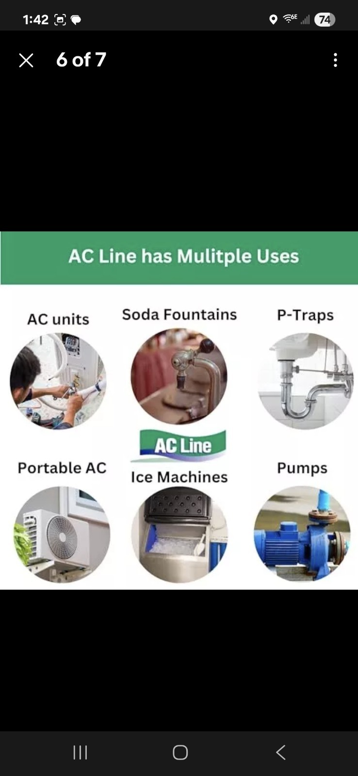 2 Pack AC Drain Line Cleaner HVAC and Condensate Line 8 Fl Oz Bottles
