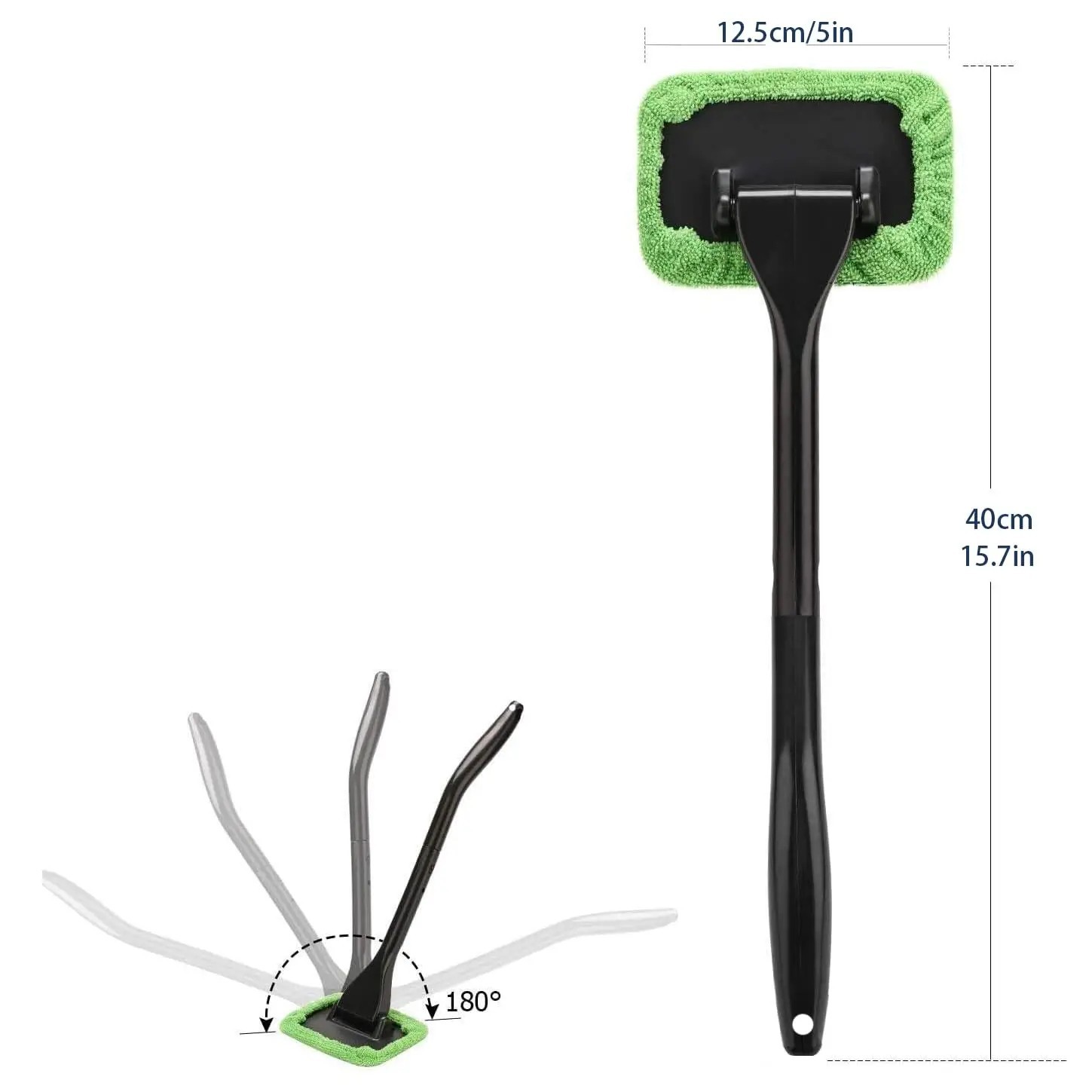 Microfiber Windshield Clean Car Auto Wiper Cleaner Glass Window Tool Brush Kit