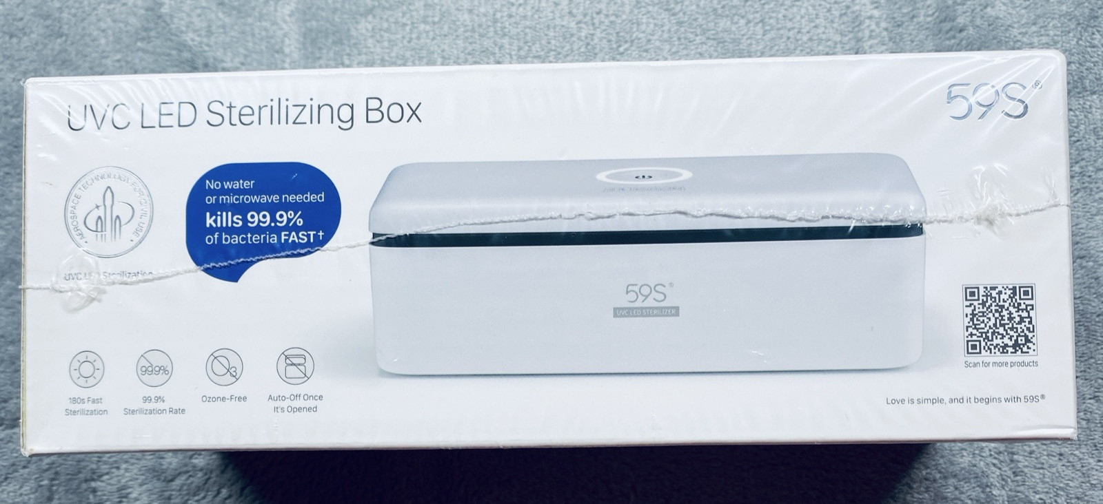 UVC LED Sterilizer Box Jewelry Glasses Phone Beauty Tool Disinfect S2 59S NEW