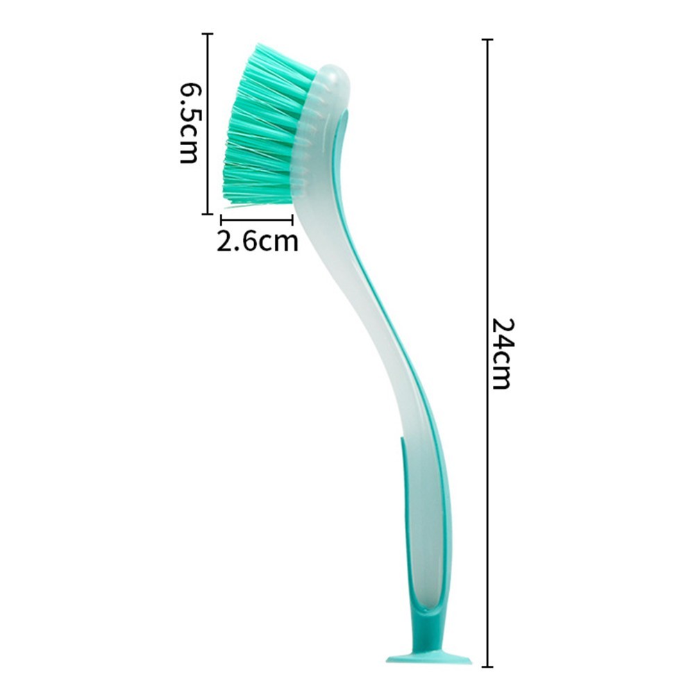 2Pcs Kitchen Pot Brush Set for Heavy Duty Dish and Sink Cleaning 9.84 Inch