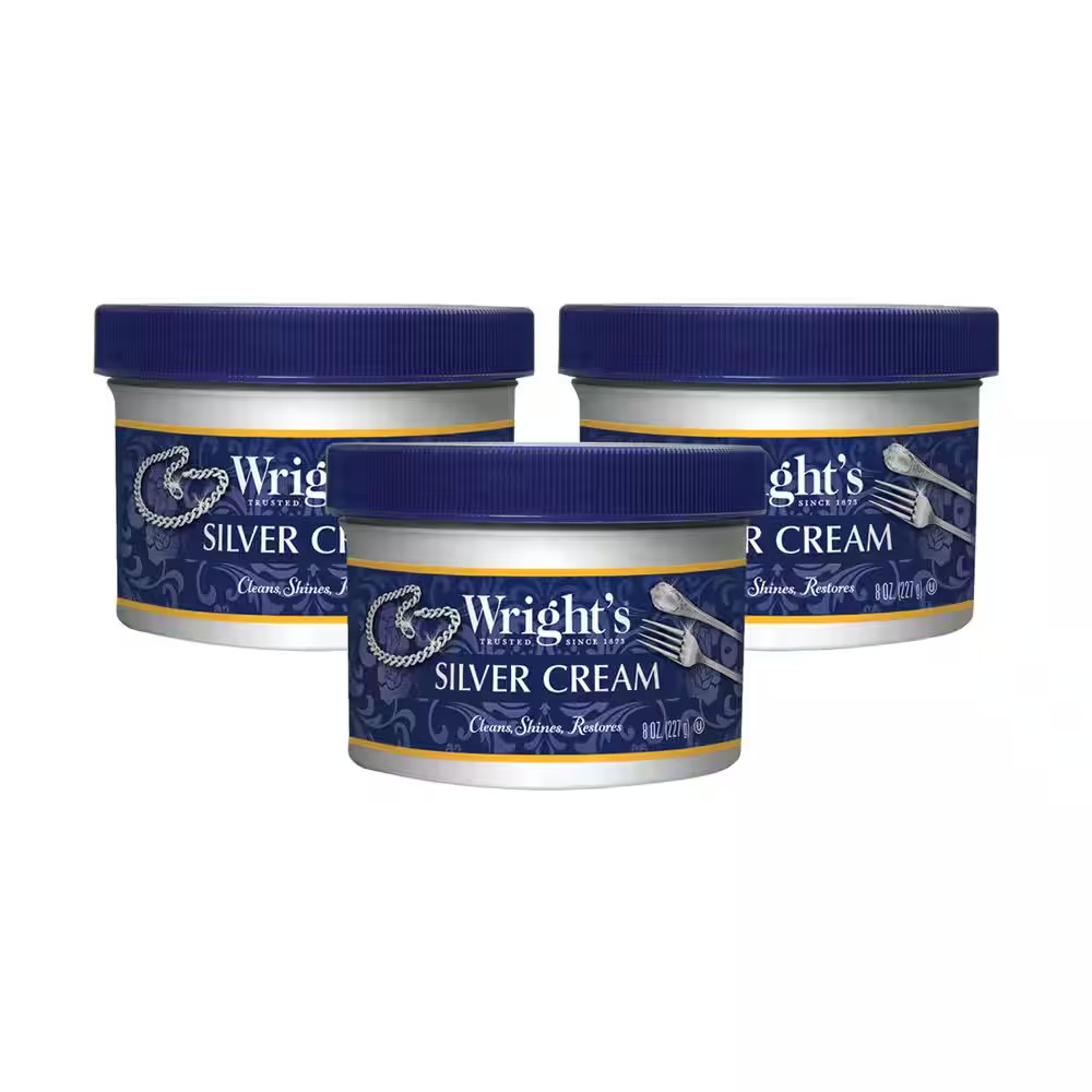 Wright’s Silver Cleaner and Polish Cream – 8 Oz 3 PACK