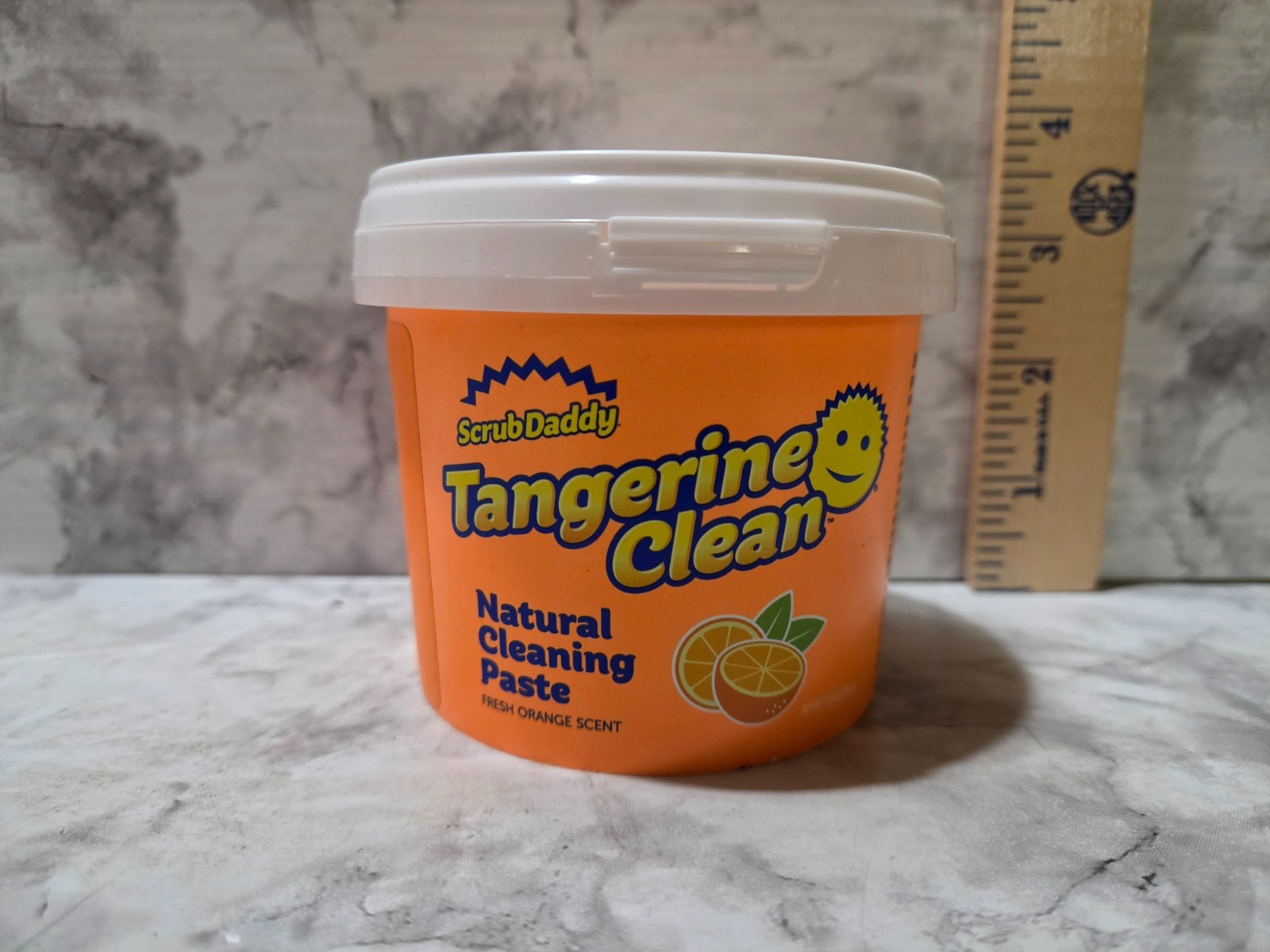 Scrub Daddy Tangerine Clean Natural Cleaning Paste Fresh Orange Scent 17.6 OZ