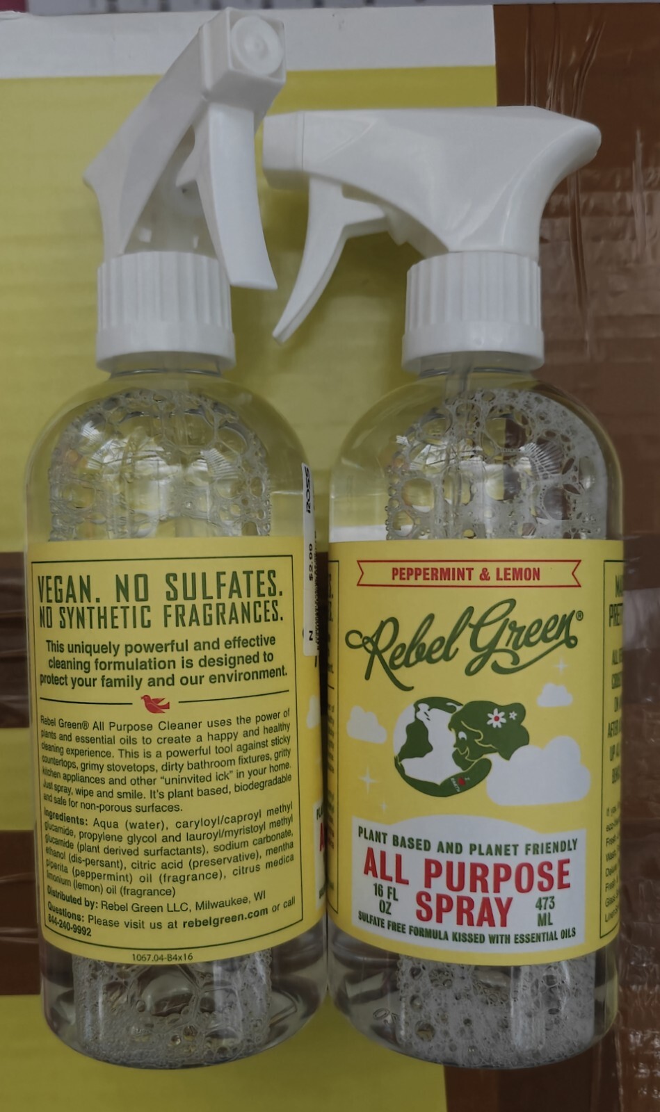 All Purpose Spray Peppermint And Lemon 16 Oz Lot Of2