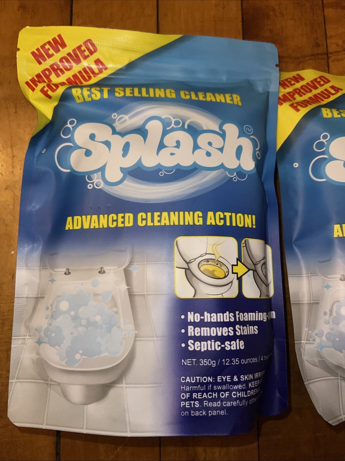 Splash Foaming Advanced Cleaner Lot Of 2 Each 350g / 12.35 Oz Exp:02/2027 Sealed