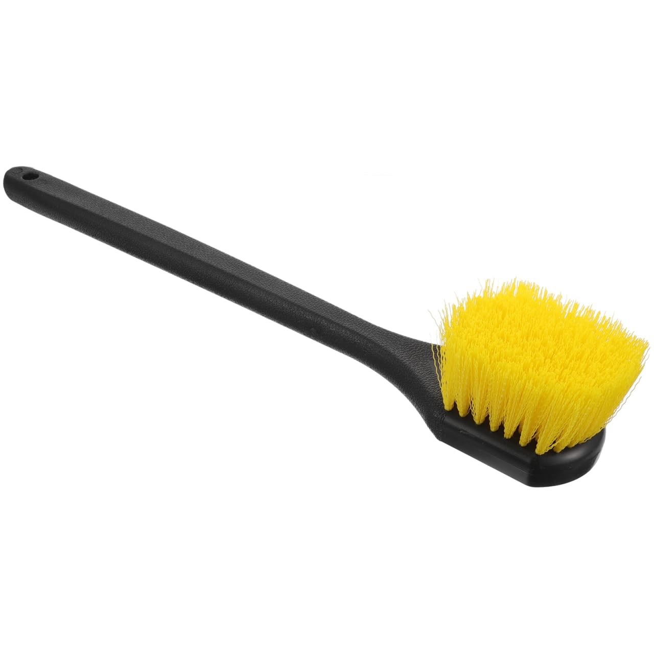 Long Handle Car Tire Brush with Heavy Duty Stiff Bristles for Wheel and Rim C…