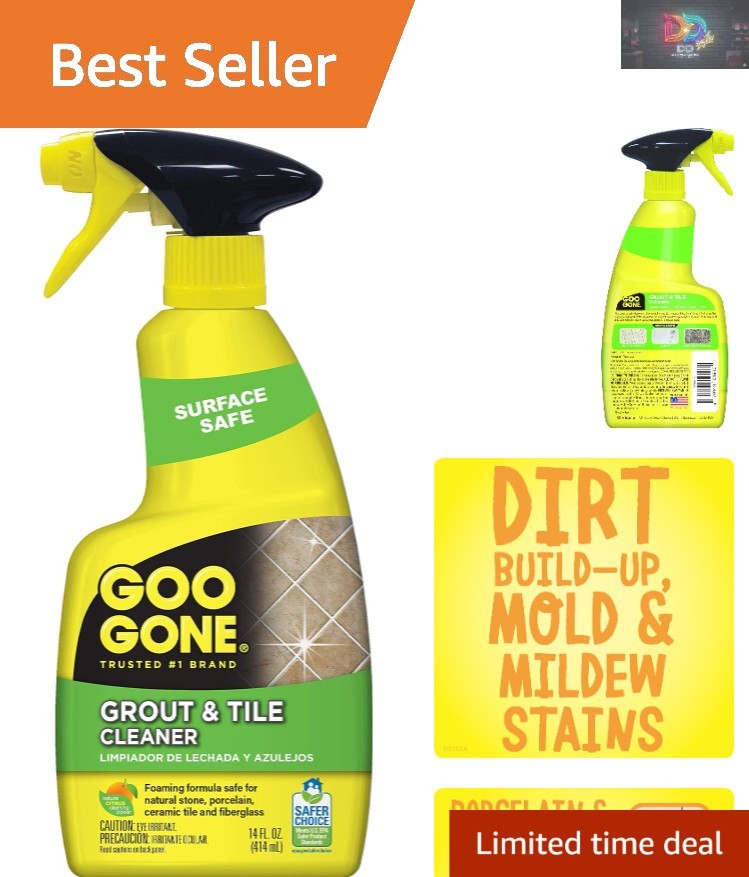Ultimate Grout & Tile Stain Remover – Citrus Scent, 14 Fl Oz
