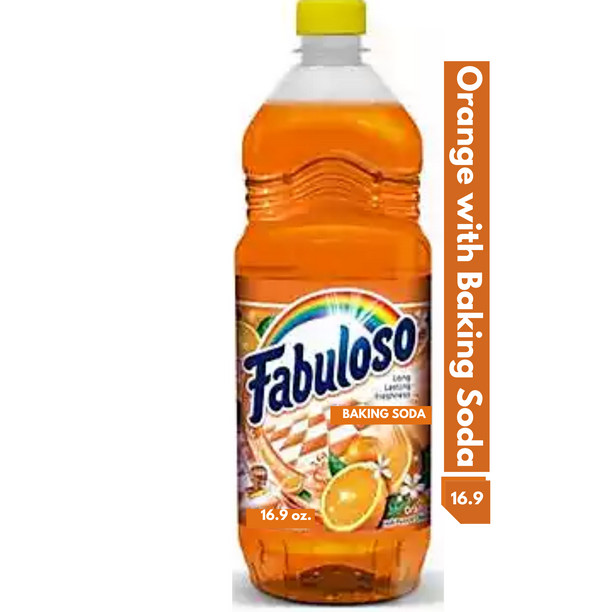 Fabuloso Multi-Purpose Cleaner Baking Soda – Orange Scent 16.9 oz