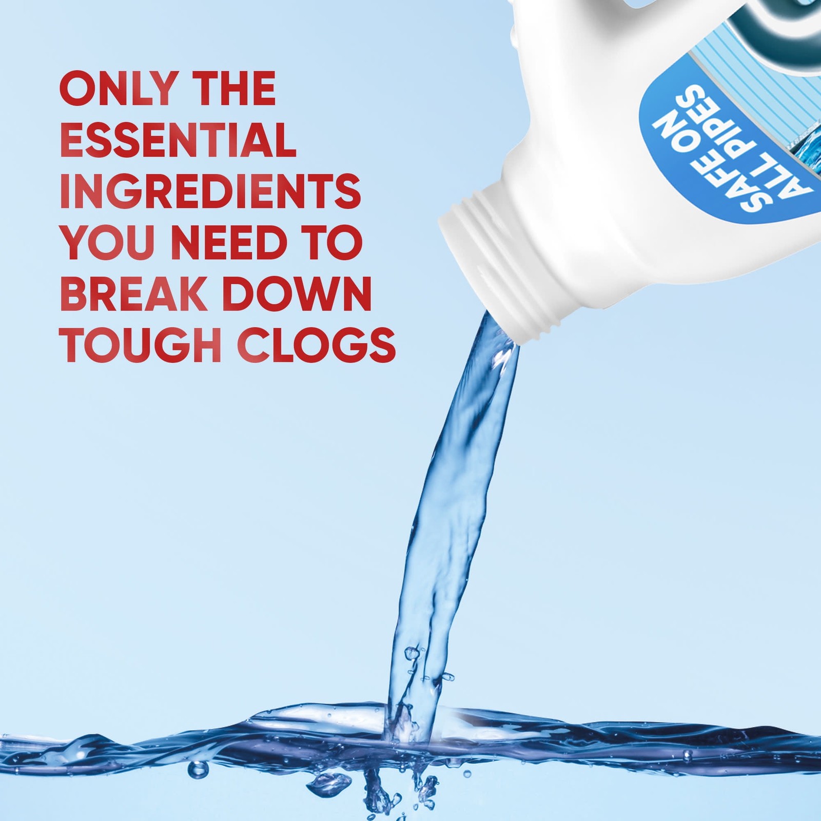 (4 pack) Drano Balance Drain Cleaner and Clog Remover, 32 oz, 1 Count