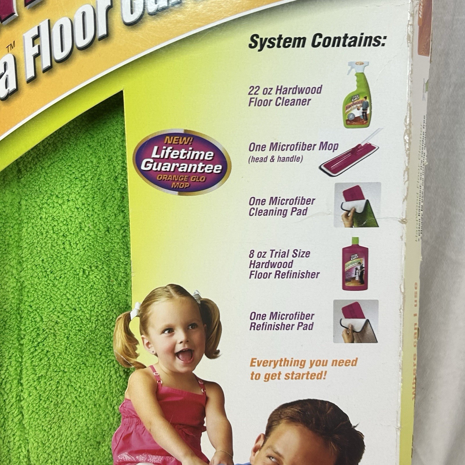 Orange Glo Hardwood Allura Floor Care System 2004 New